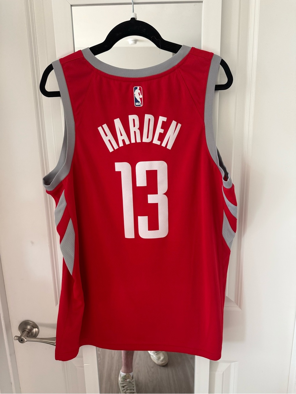 Nike James Harden Houston Rockets #13 Dri-FIT Swingman Jersey XL 52 Red - Picture 6 of 6